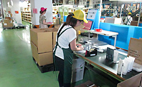 出荷作業の様子